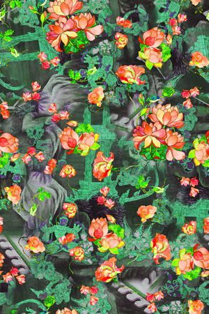 植物印花华亿平台图片