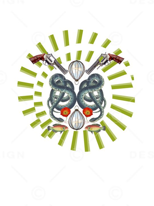 蛇印花华亿平台图片