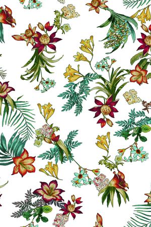 热带华亿平台印花华亿平台图片