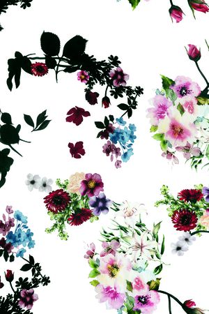 热带华亿平台印花华亿平台图片