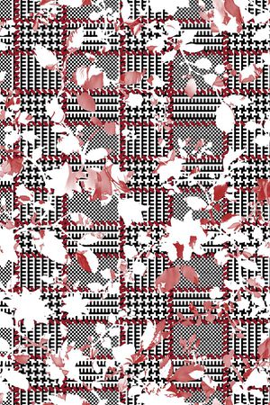 格子印花华亿平台图片