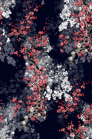 梅花印花华亿平台图片