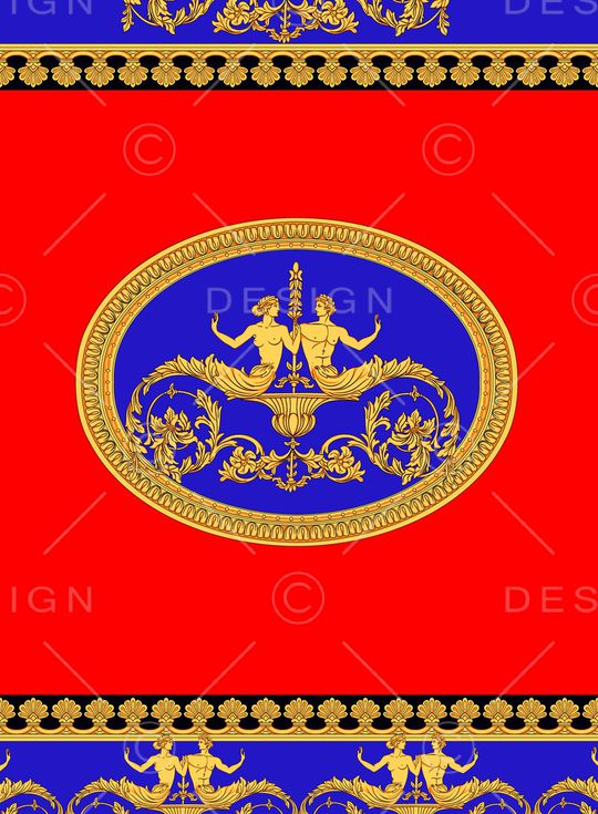 宫廷风印花华亿平台图片