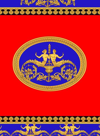 宫廷风印花华亿平台图片