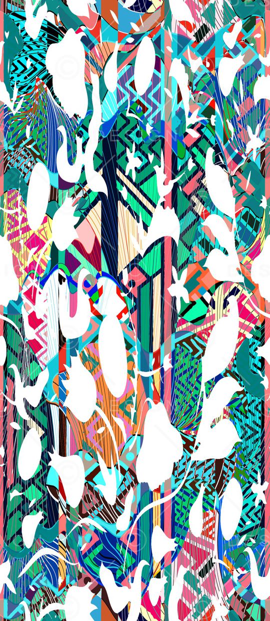 线条印花华亿平台图片