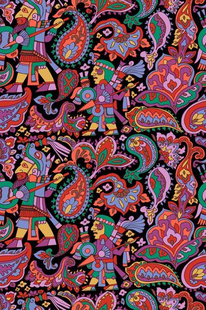 民族风印花华亿平台图片