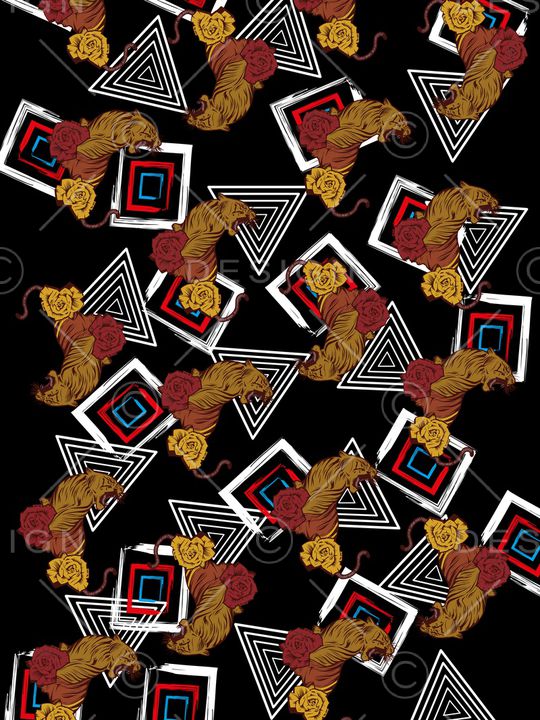 男装印花华亿平台图片