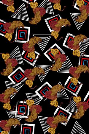 男装印花华亿平台图片