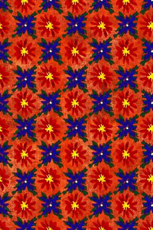 抽象花卉印花华亿平台图片