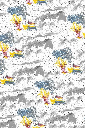 年轻女性印花华亿平台图片