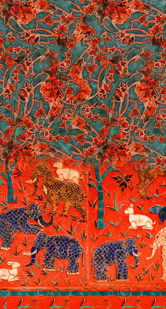 民族风印花华亿平台图片