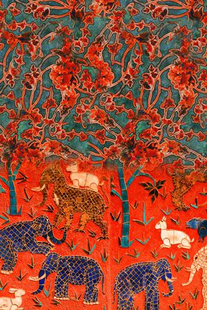 民族风印花华亿平台图片