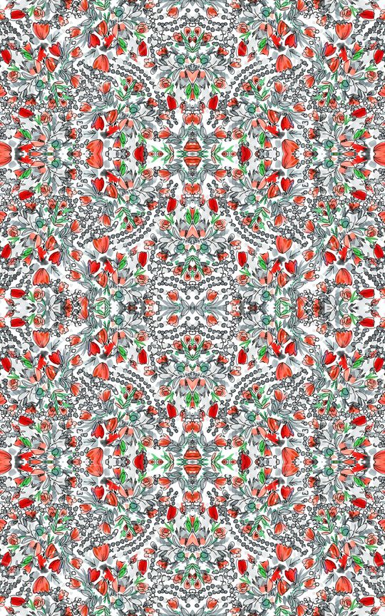 小碎花印花华亿平台图片