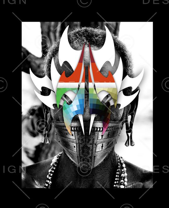 胸前独幅印花华亿平台图片