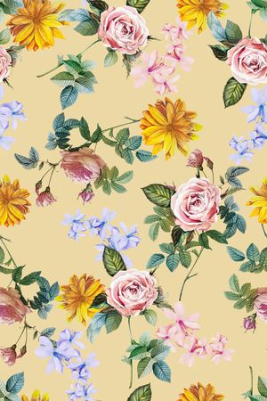 植物印花华亿平台图片