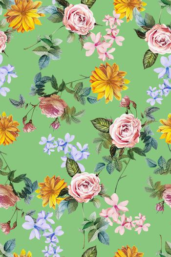 1013872-复古植物 180190c