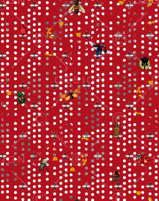 昆虫印花华亿平台图片