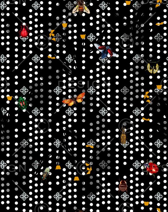 昆虫印花华亿平台图片