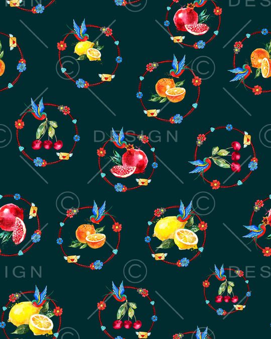 石榴印花华亿平台图片