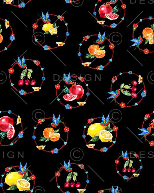 石榴印花华亿平台图片