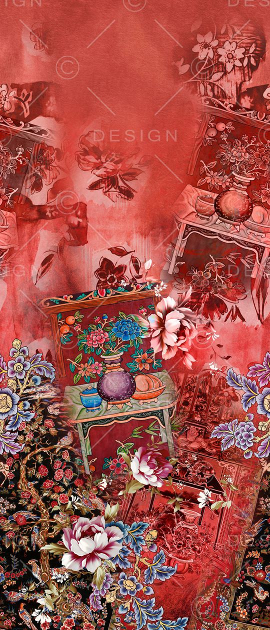 民族风印花华亿平台图片