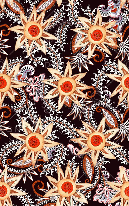 民族风印花华亿平台图片