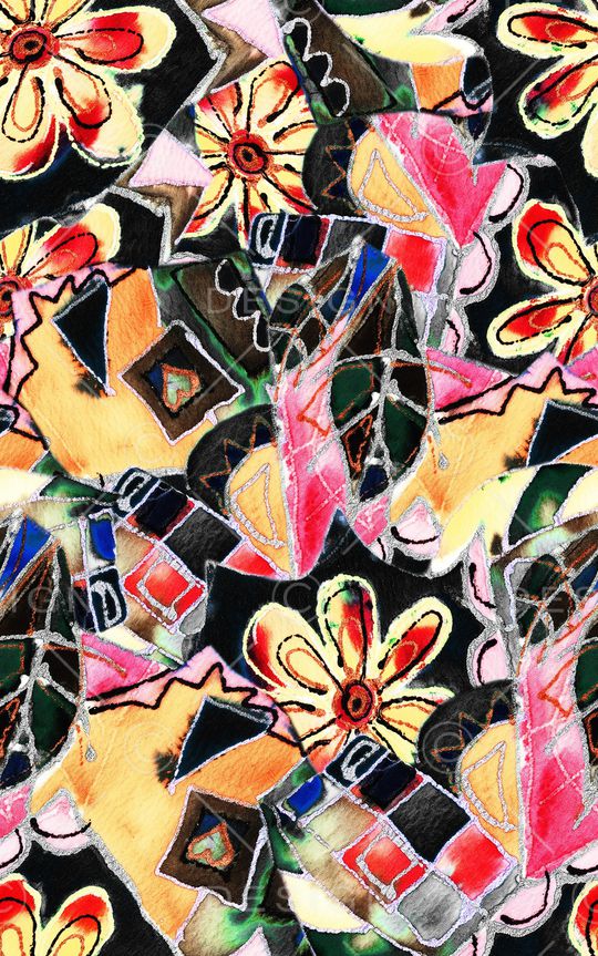 民族风印花华亿平台图片