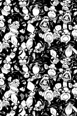 抽象印花华亿平台图片