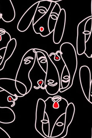 抽象印花华亿平台图片