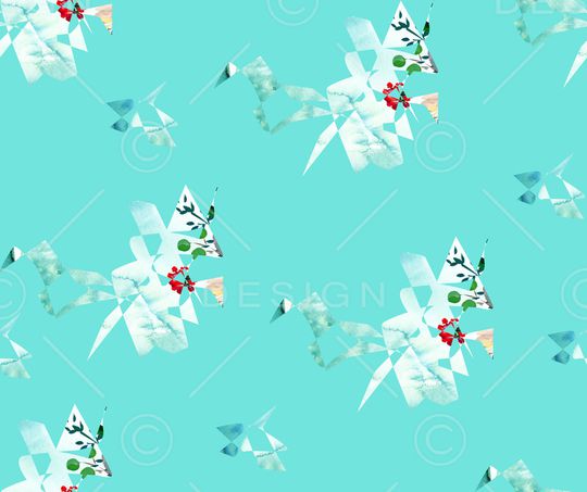 抽象花卉印花华亿平台图片