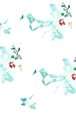 抽象花卉印花华亿平台图片