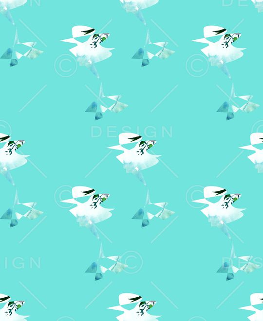 抽象花卉印花华亿平台图片