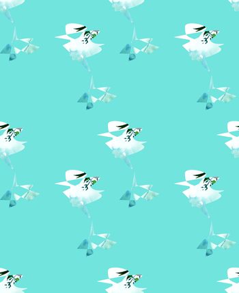 1014454-抽象跳舞木偶花卉