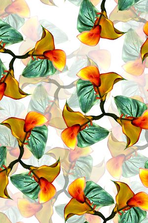 照片花卉印花华亿平台图片