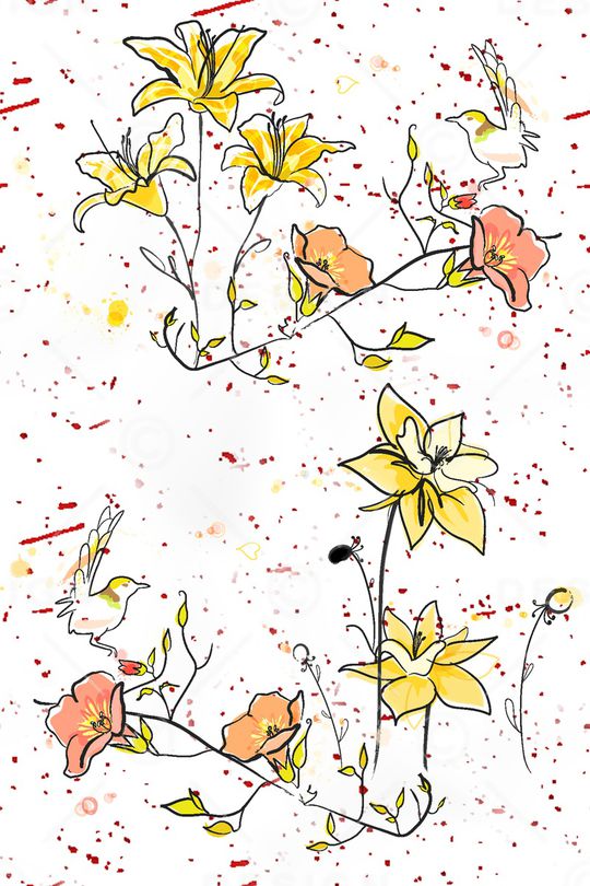 鸟印花华亿平台图片