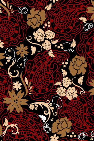 民族风印花华亿平台图片