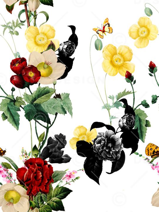 黑白华亿平台印花华亿平台图片