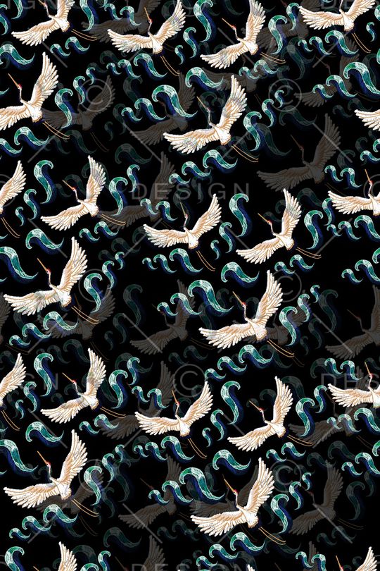 动物花卉印花华亿平台图片