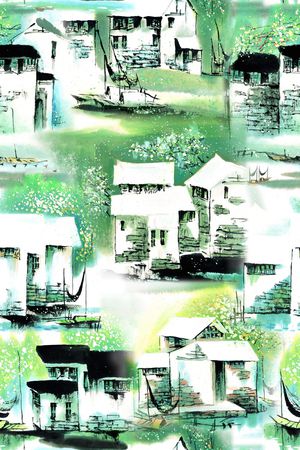 建筑印花华亿平台图片