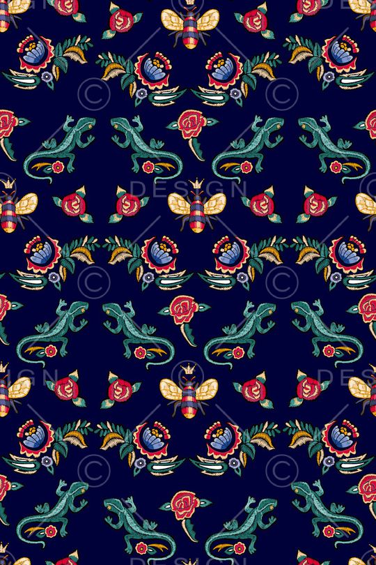 动物花卉印花华亿平台图片