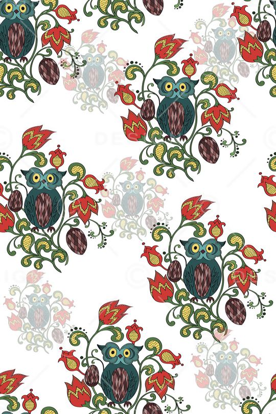 动物花卉印花华亿平台图片