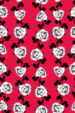 玫瑰花印花华亿平台图片