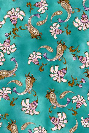 抽象花卉印花华亿平台图片