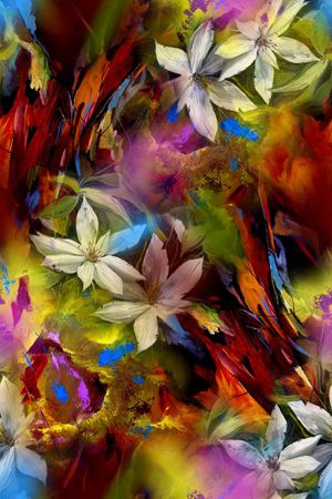 抽象印花华亿平台图片