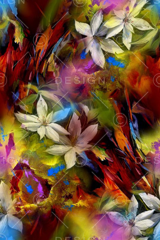 抽象印花华亿平台图片