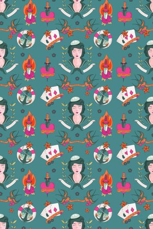 抽象印花华亿平台图片