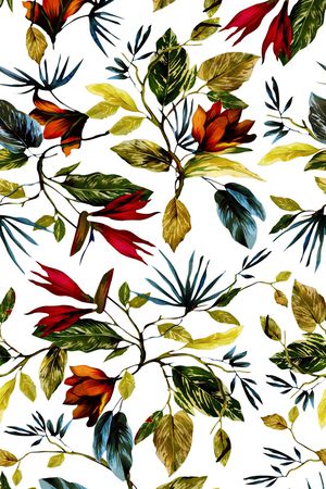 植物印花华亿平台图片