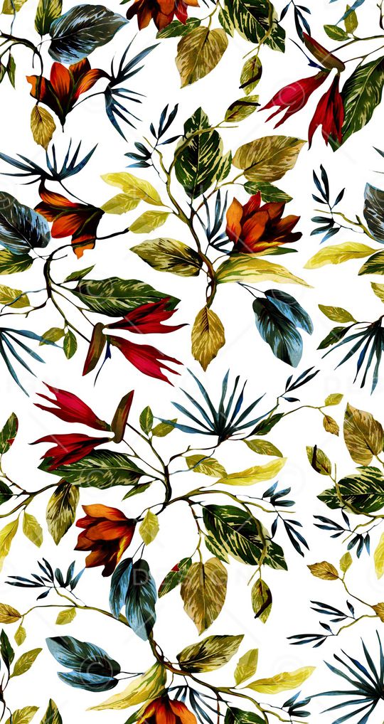 植物印花华亿平台图片