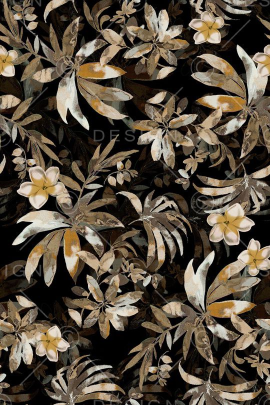 棕榈树印花华亿平台图片