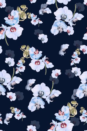 春夏华亿平台印花华亿平台图片